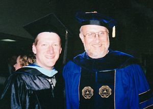 Jon and Dr. Lillis at Jon's Graduation from Seminary